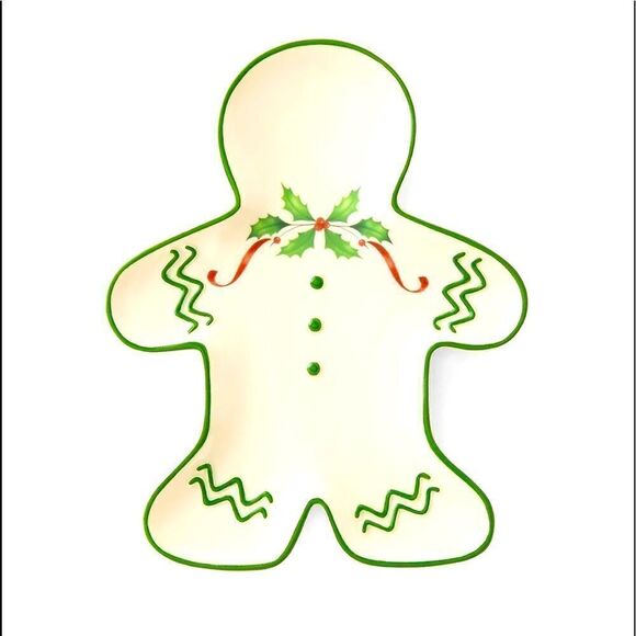 Lenox Gingerbread Holiday Accent Plate NWT - Picture 1 of 8